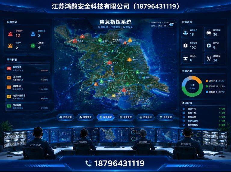 三亚消防通信指挥展示图